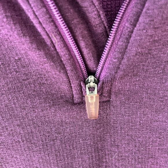 L.L. Bean Women’s Purple Expedition Weight Half Zip - Large - Picture 10 of 10